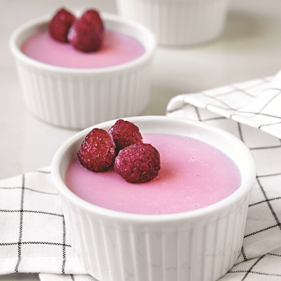 Frambuazlı Puding