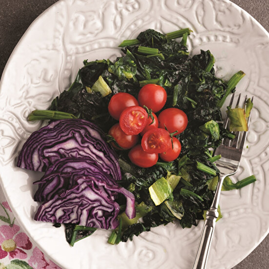 Ispanaklı Marul Kavurması