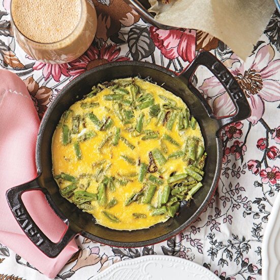 Taze Fasulyeli Omlet