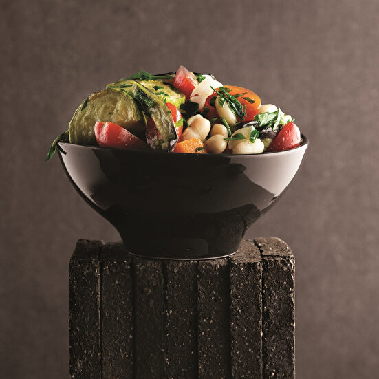 Kuru Fasulyeli Patlıcanlı Salata