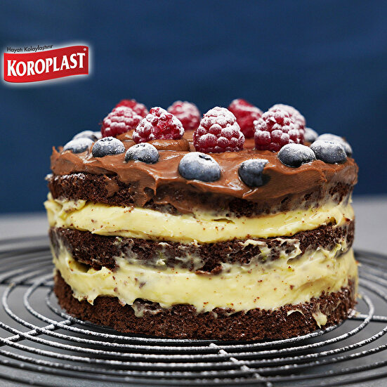 Pandispanya ve İki Renkli Pastacı Kreması