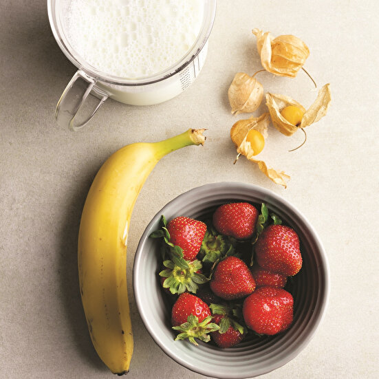 Muzlu Çilekli Smoothie