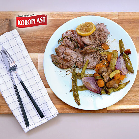 Fırın Poşetinde Sebze ve Marineli Külbastı