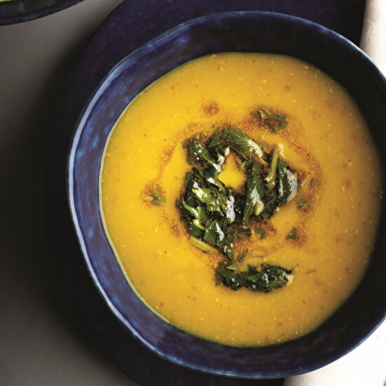 Taze Naneli Mercimek Çorbası