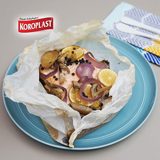 Pişirme Kağıdında Somon