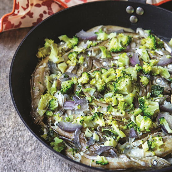 Brokoli Buharında Mezgit