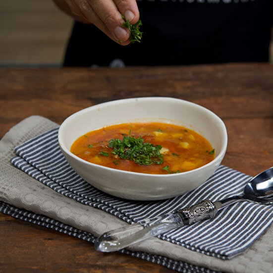 Kıymalı Zencefilli Sebze Çorbası
