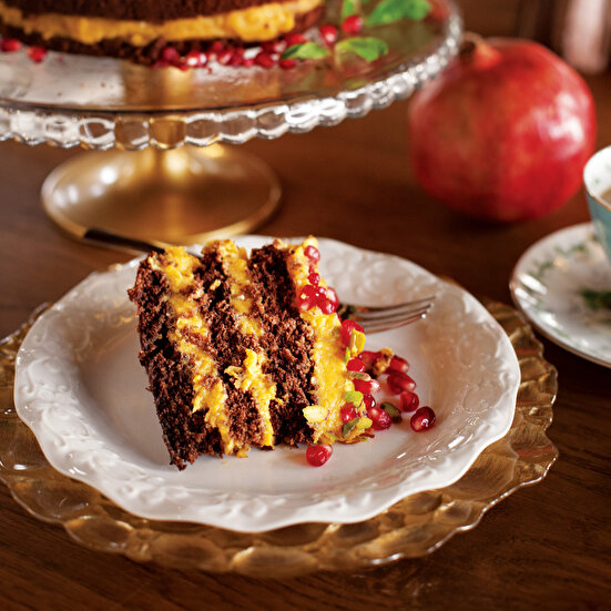 Bal Kabaklı Baharatlı Narlı Pasta