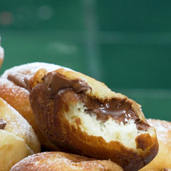 Çikolata Dolgulu Krapfen