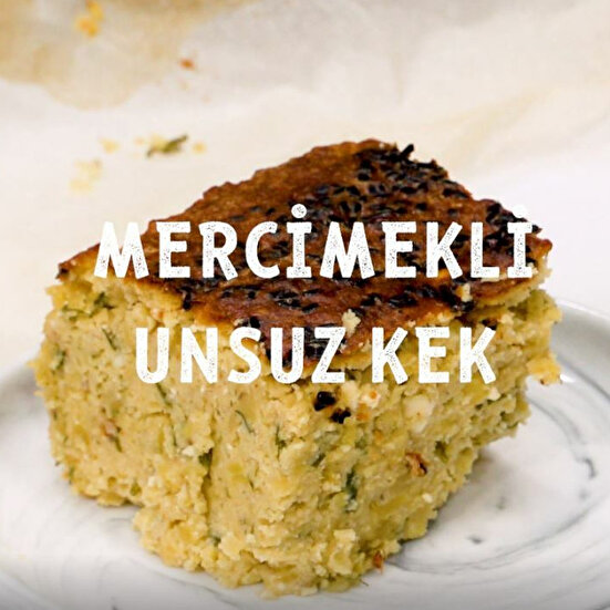 Mercimekli Unsuz Kek