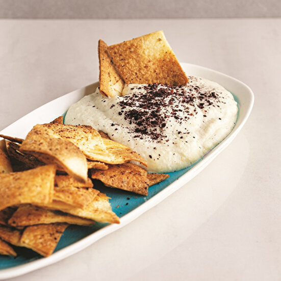 Patlıcan Dip Sos ve Lavaş Kraker