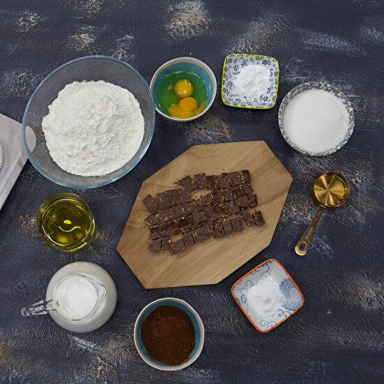 Kakaolu Çikolatalı Muffin