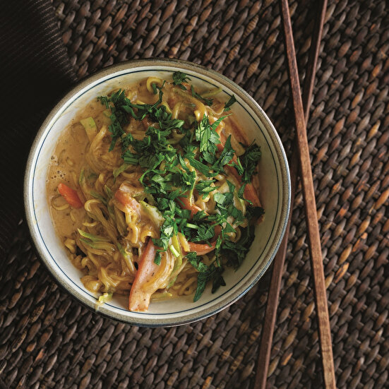 Kremalı Kabaklı Noodle