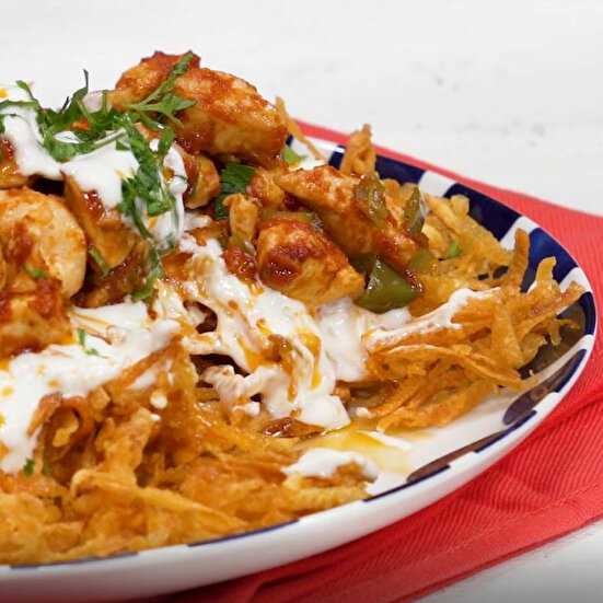 Tavuklu Çökertme Kebabı