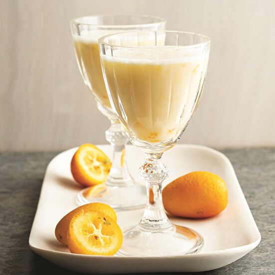 Kumkuatlı Yulaf Sütlü İçecek