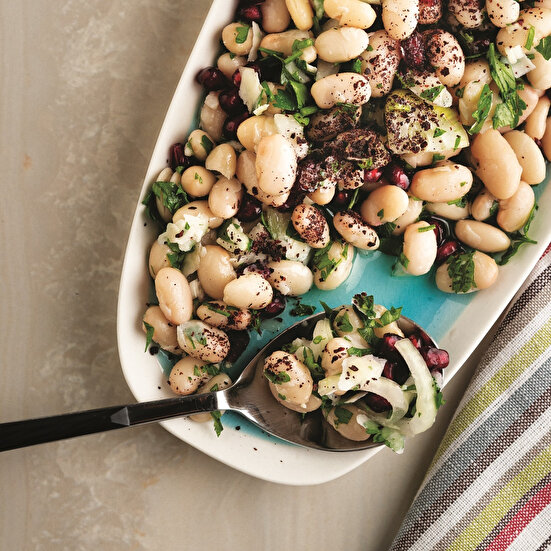 Arta Kalan Haşlanmış Kuru Fasulyeden: Fasulye Piyazı