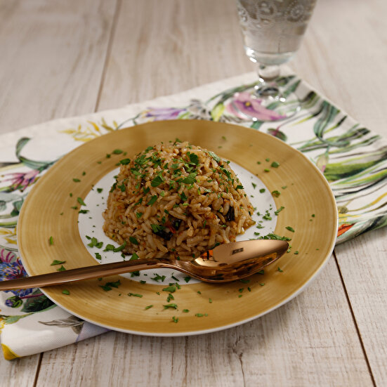 Patlıcanlı Pirinç Pilavı