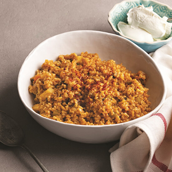 Pazılı Bulgur Pilavı
