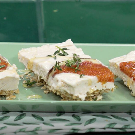 Yoğurtlu Fit İncir Tatlısı