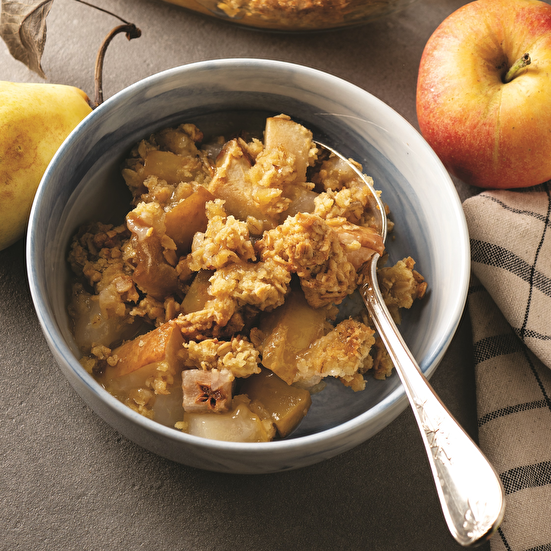 Elmalı ve Armutlu Crumble