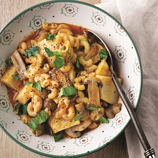 Mantarlı Kerevizli Makarna