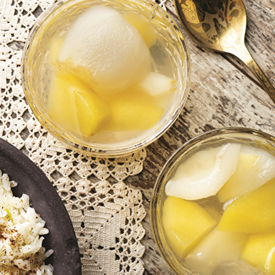 Taze Elma ve Armut Kompostosu 