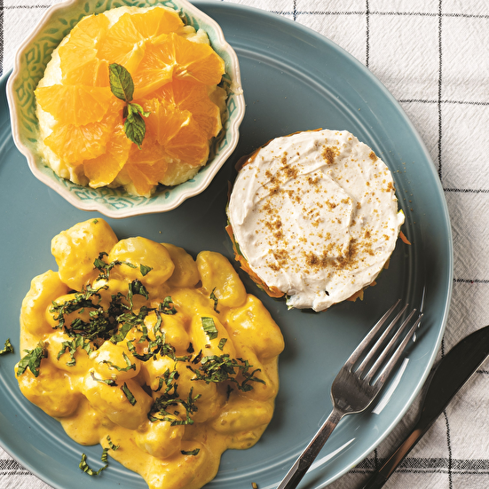 Pırasalı Yoğurtlu Salata