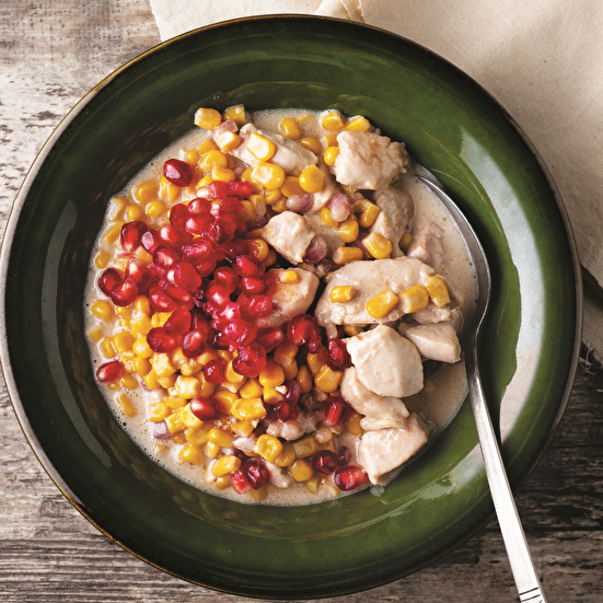 Kremalı Narlı Tavuk 