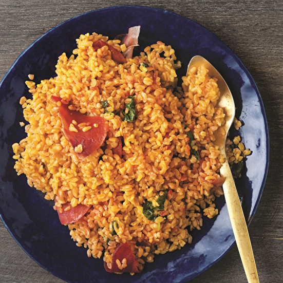 Kırmızı Pancarlı Bulgur Pilavı