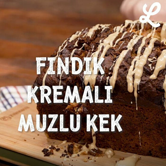 Fındık Kremalı Muzlu Kek