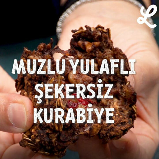 Muzlu Yulaflı Şekersiz Kurabiye Tarifi, Nasıl Yapılır? (Videolu) GZT