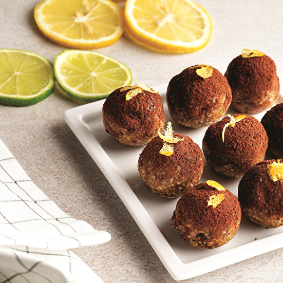 Limonlu Hurmalı Enerji Topları