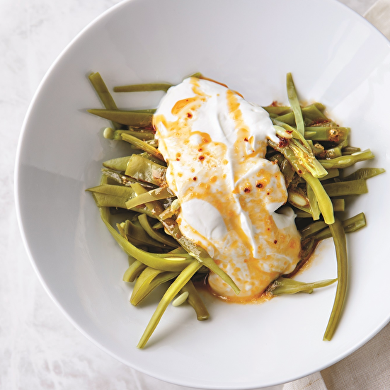 Yoğurtlu Fasulye Salatası