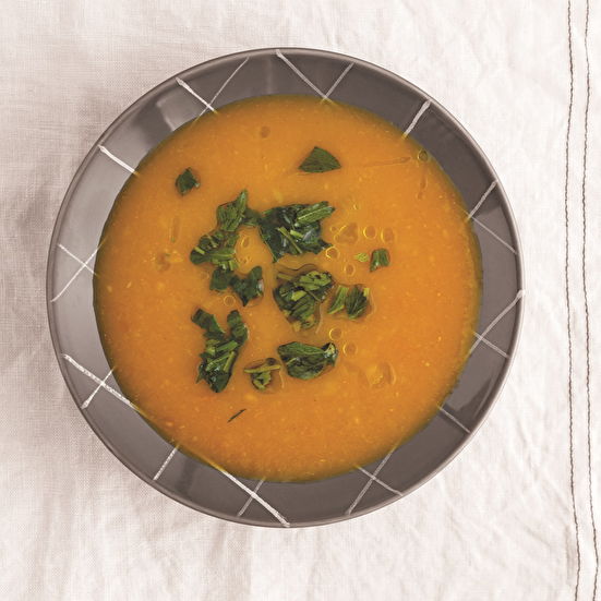 Zencefilli Sebze Çorbası