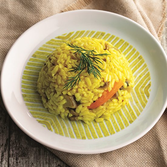 Havuç ve Mantarlı Pilav