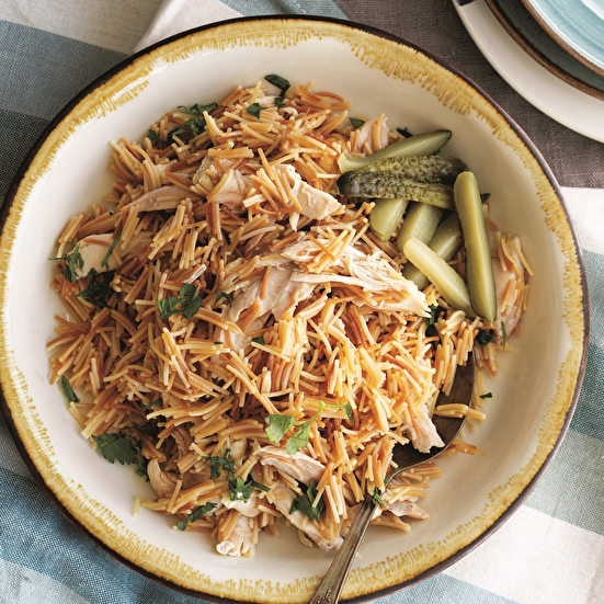 Tavuklu Tel Şehriye Pilavı 