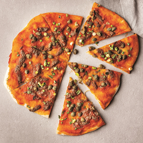 Ançüezli Kaparili Pizza