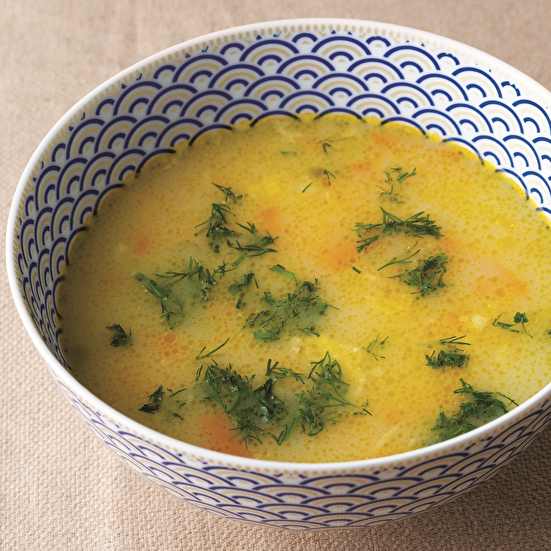 Kemik Suyuna Pırasalı Çorba