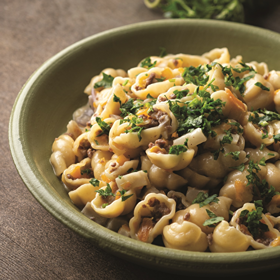 Kıymalı Kerevizli Makarna