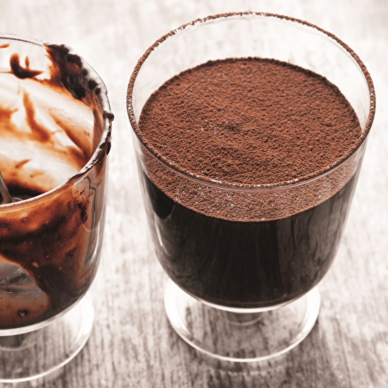 Muzlu ve Çikolatalı Puding