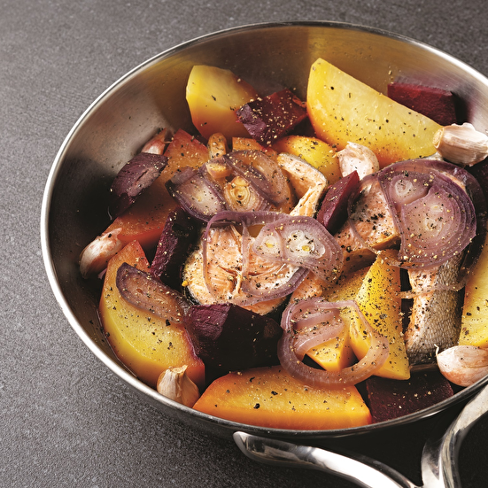 Karadeniz Somon Buğulama