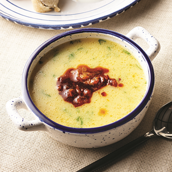 Kemik Suyuna Patates Çorbası