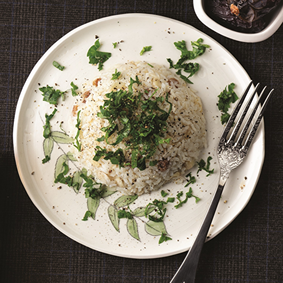 Bademli Kuru Üzümlü Pirinç Pilavı