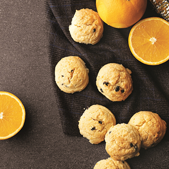 Portakallı Üzümlü Kurabiye