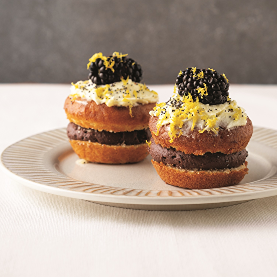 Çikolata Kremalı Sade Muffin