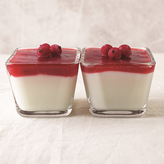 Vişneli Sakızlı Muhallebi