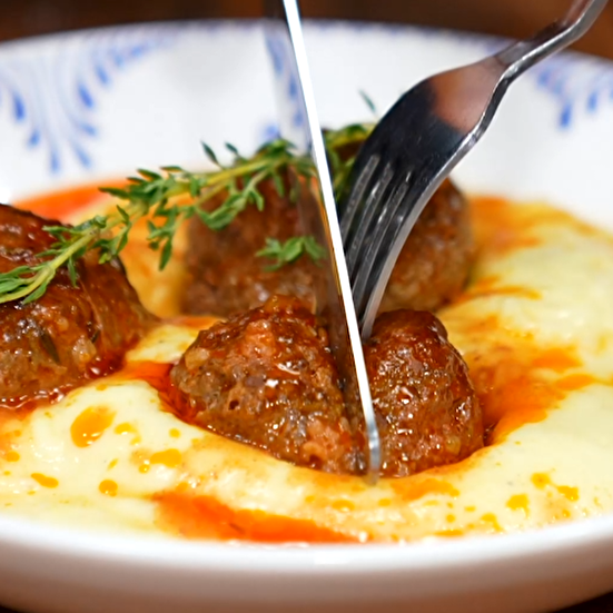 Brüksel Lahanalı Sürpriz Köfte  