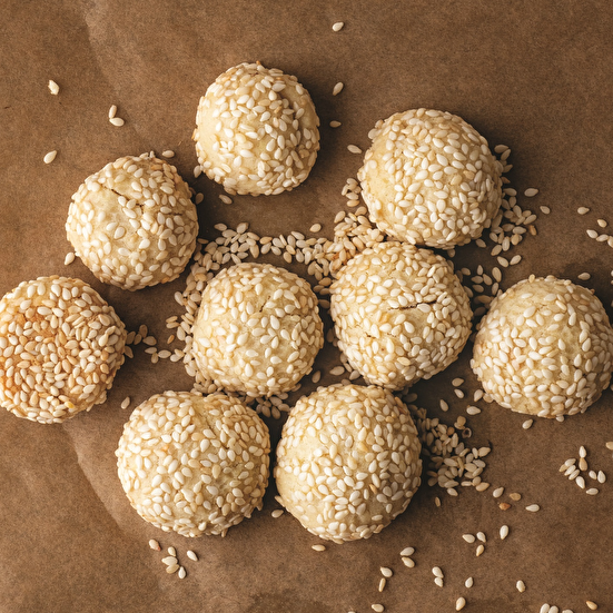 Tahinli Susamlı Kurabiye