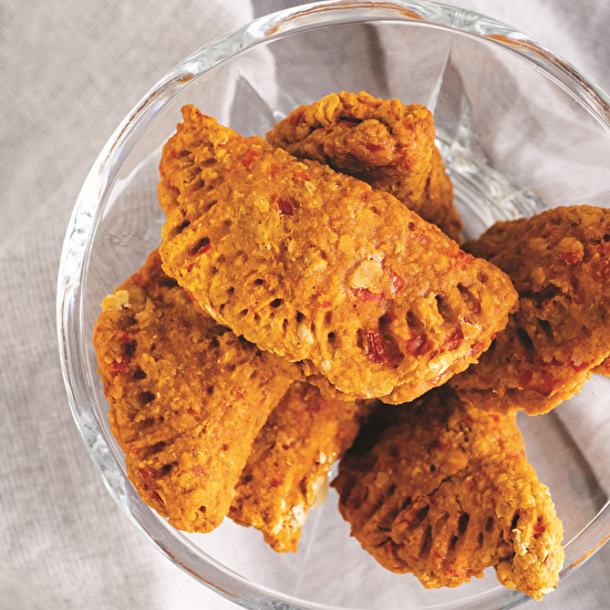 Domatesli Yulaflı Poğaça