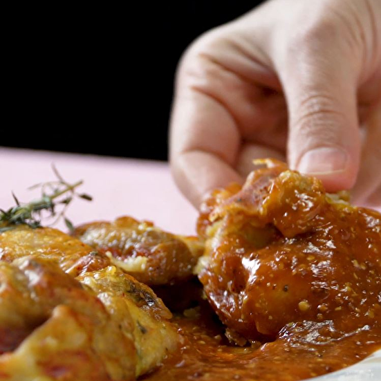 Fırında Soslu Tavuk